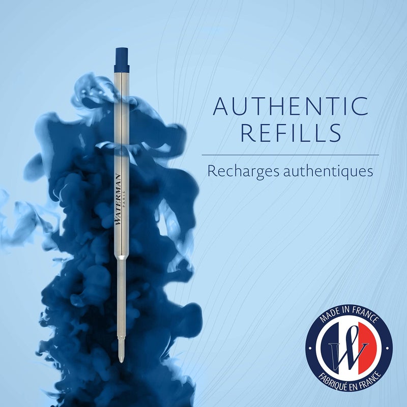 Waterman Ballpoint Pen Refill, Fine Tip with Blue Ink, 1 Count - Image 2
